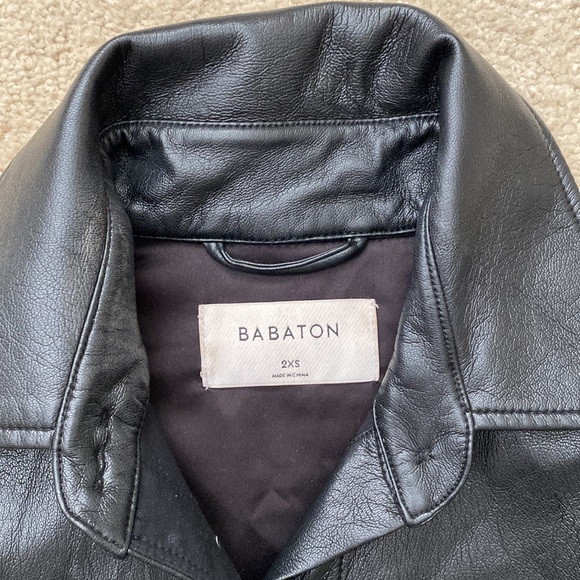 Aritiza Babaton Faux Leather Pelli Shirt Jacket - Picture 2 of 5